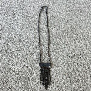 Gorgeous Statement Black Beaded Necklace